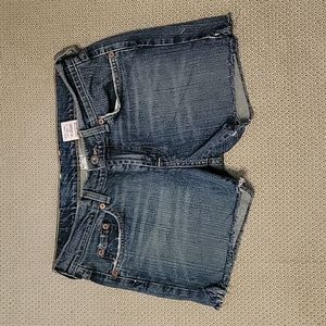 EUC Y2K LUCKY Brand Cut-off Jean Shorts  Size:4/27